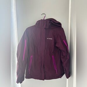 Women's Purple Hooded Jacket